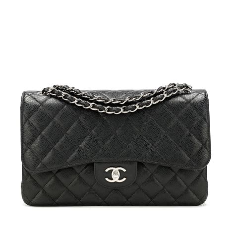 chanel jumbo caviar price 2021|Chanel Black Quilted Caviar Jumbo Cla.